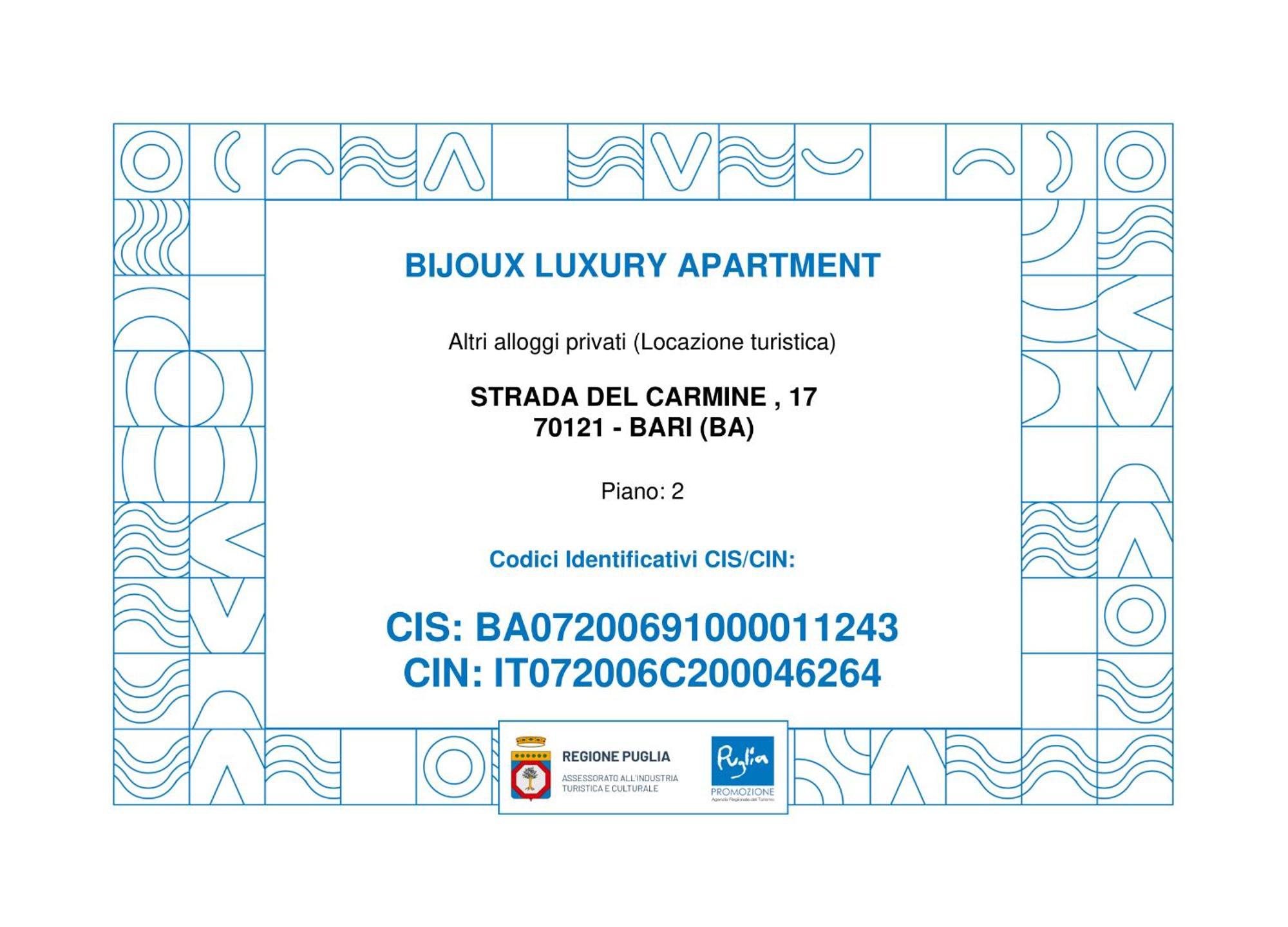Bijoux Luxury Apartment In Old Town Бари Экстерьер фото